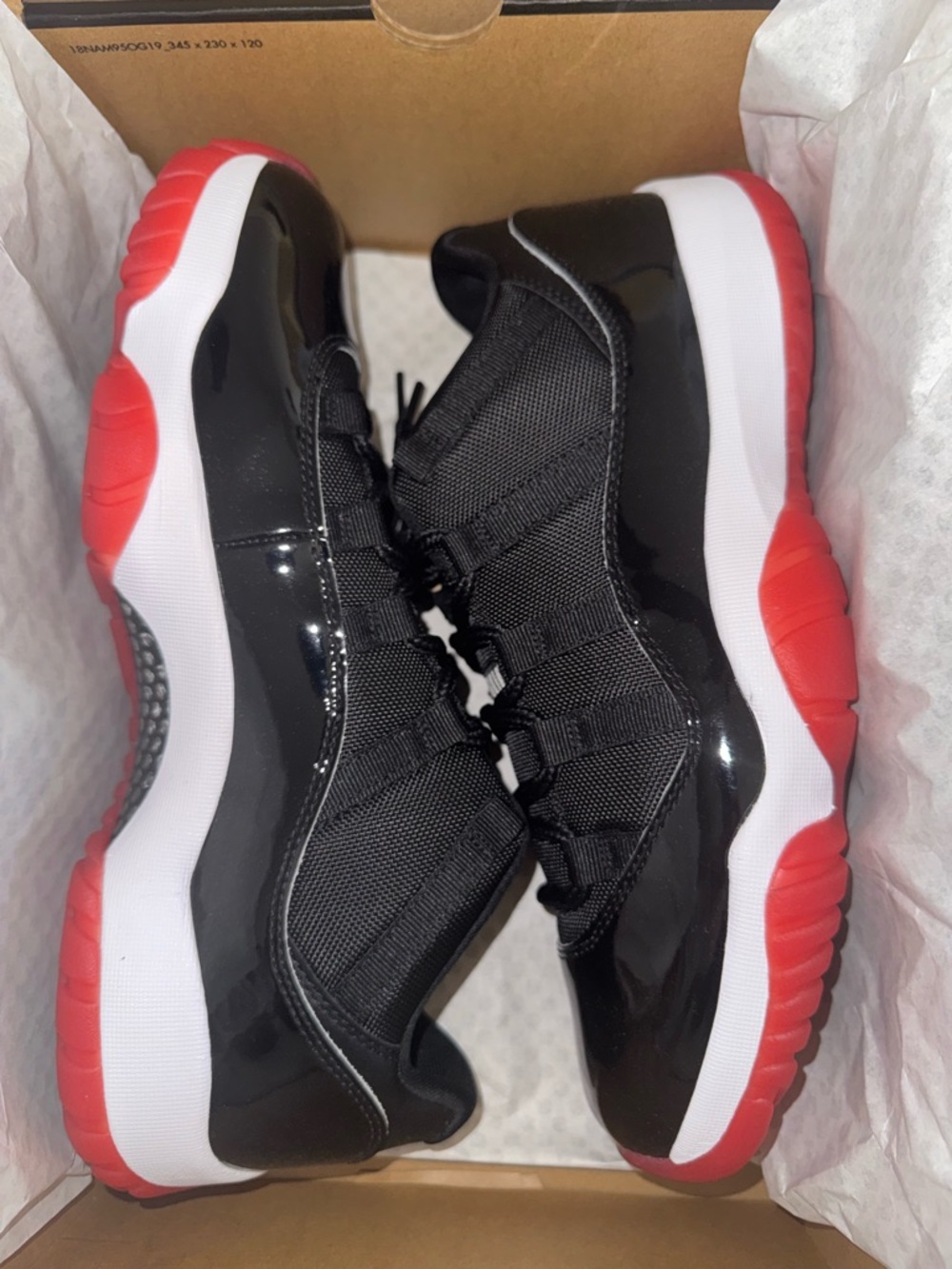 Men’s Jordan Air Jordan 11 Low White/Varsity Red/Black
